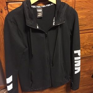 PINK Victoria’s Secret zip sweatshirt. Small